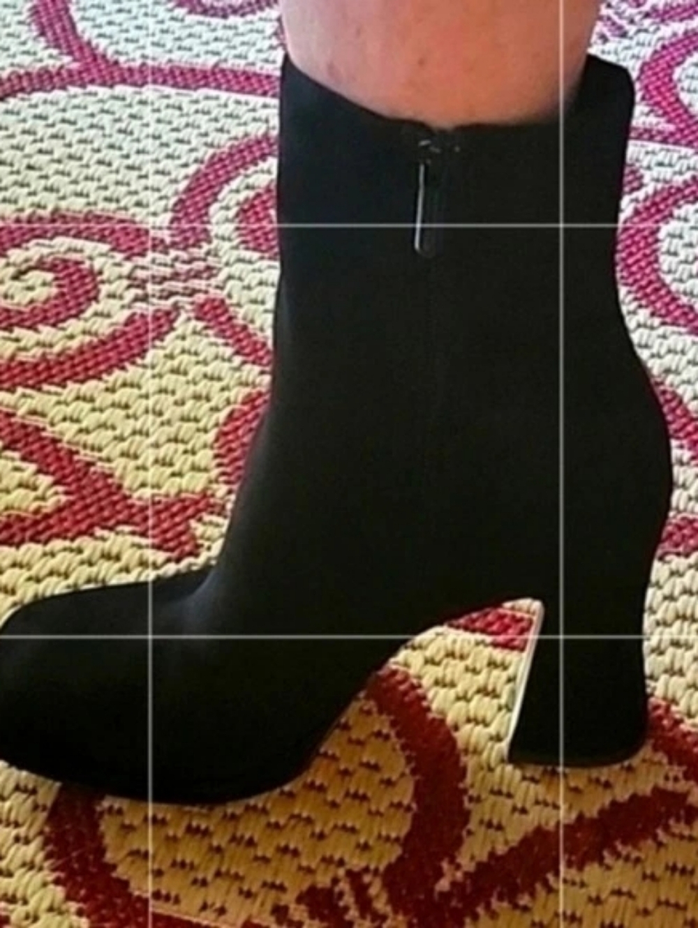 🌺Sam Edelman Womens Jaye Suede Ankle Booties Black Sz 7.5 M,NWOB, MSRP $180 - Picture 4 of 16